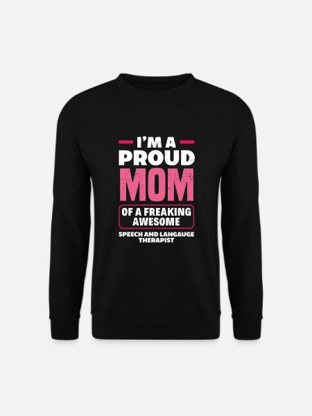 Sprachtherapeutin Sprachheilpädagogin Logopädin - Unisex Pullover - Schwarz