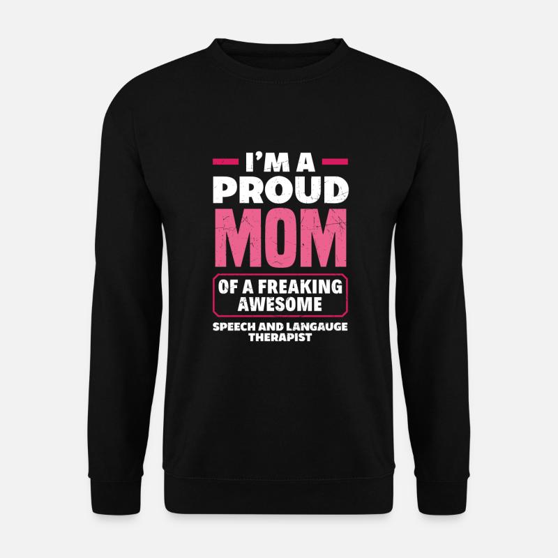 Sprachtherapeutin Sprachheilpädagogin Logopädin - Unisex Pullover - Schwarz