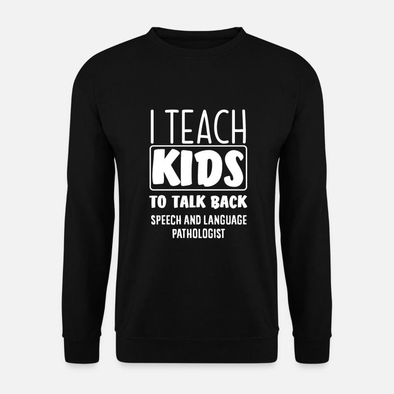 Sprachtherapeutin Sprachheilpädagogin Logopädin - Unisex Pullover - Schwarz
