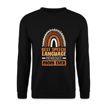 Orthophoniste, orthophoniste, orthophoniste - Sweat-shirt Unisexe - noir - Devant - Alina (178cm) & Michal (187cm)