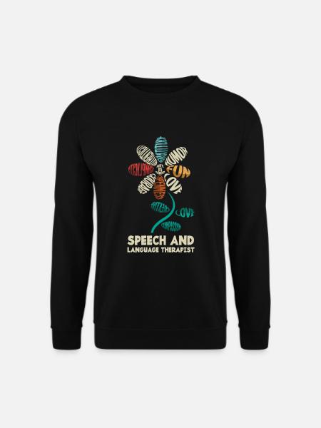 Sprachtherapeutin Sprachheilpädagogin Logopädin - Unisex Pullover - Schwarz