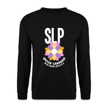 Orthophoniste, orthophoniste, orthophoniste - Sweat-shirt Unisexe - noir - Devant - Alina (178cm) & Michal (187cm)