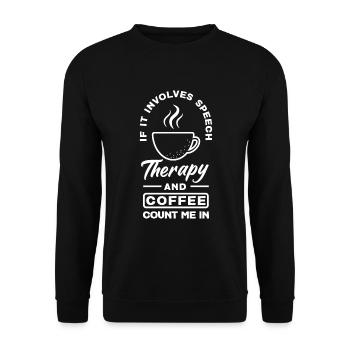 Orthophoniste, orthophoniste, orthophoniste - Sweat-shirt Unisexe - noir - Devant - Alina (178cm) & Michal (187cm)