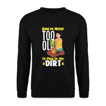 Gardener, Gardener, Gardener, Hobby Gardener, Plants - Unisex Sweatshirt - black - Front - Alina (178cm) & Michal (187cm)