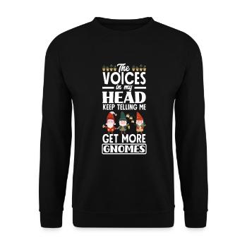 Jardinier, Jardinier, Jardinier, Jardinier Amateur, Plantes - Sweat-shirt Unisexe - noir - Devant - Alina (178cm) & Michal (187cm)