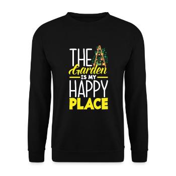 Jardinier, Jardinier, Jardinier, Jardinier Amateur, Plantes - Sweat-shirt Unisexe - noir - Devant - Alina (178cm) & Michal (187cm)