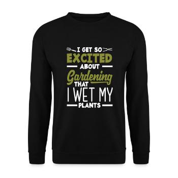 Gardener, Gardener, Gardener, Hobby Gardener, Plants - Unisex Sweatshirt - black - Front - Alina (178cm) & Michal (187cm)