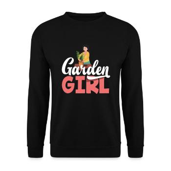 Jardinier, Jardinier, Jardinier, Jardinier Amateur, Plantes - Sweat-shirt Unisexe - noir - Devant - Alina (178cm) & Michal (187cm)