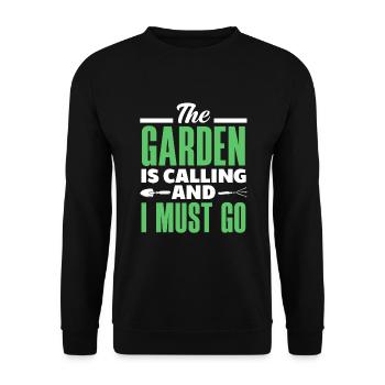 Jardinier, Jardinier, Jardinier, Jardinier Amateur, Plantes - Sweat-shirt Unisexe - noir - Devant - Alina (178cm) & Michal (187cm)