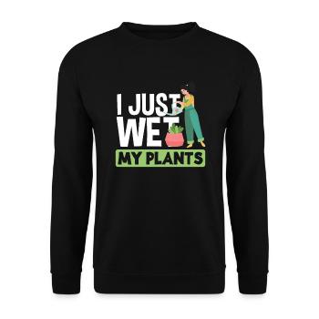 Jardinier, Jardinier, Jardinier, Jardinier Amateur, Plantes - Sweat-shirt Unisexe - noir - Devant - Alina (178cm) & Michal (187cm)