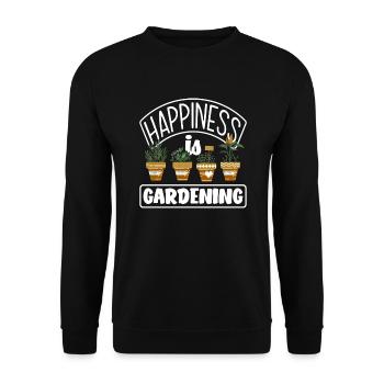 Gardener, Gardener, Gardener, Hobby Gardener, Plants - Unisex Sweatshirt - black - Front - Alina (178cm) & Michal (187cm)