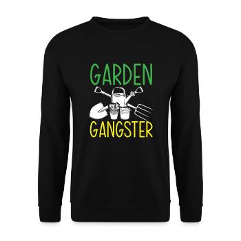 Jardinier, Jardinier, Jardinier, Jardinier Amateur, Plantes - Sweat-shirt Unisexe - noir - Devant - Alina (178cm) & Michal (187cm)