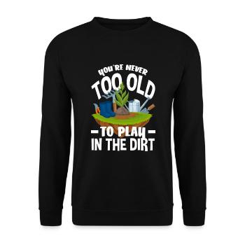Gardener, Gardener, Gardener, Hobby Gardener, Plants - Unisex Sweatshirt - black - Front - Alina (178cm) & Michal (187cm)