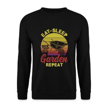 Gardener, Gardener, Gardener, Hobby Gardener, Plants - Unisex Sweatshirt - black - Front - Alina (178cm) & Michal (187cm)