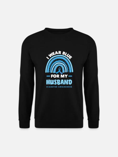 T1D Diabetes Type 1 Diabetic Gift - Unisex Sweatshirt - black