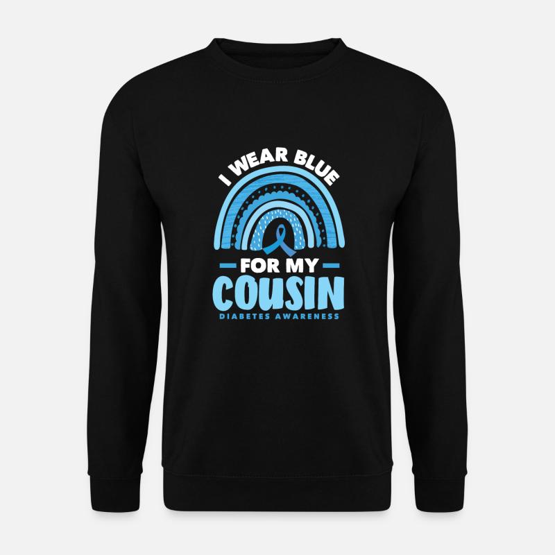 T1D Diabetes Type 1 Diabetic Gift - Unisex Sweatshirt - black