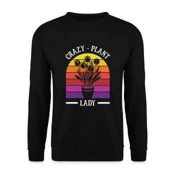 Jardinier, Jardinier, Jardinier, Jardinier Amateur, Plantes - Sweat-shirt Unisexe - noir - Devant - Alina (178cm) & Michal (187cm)