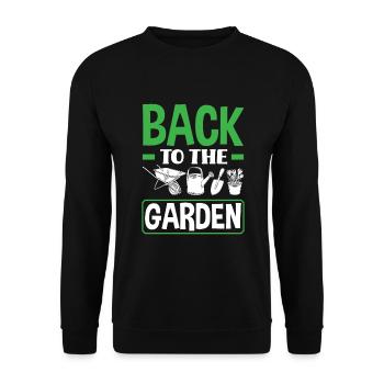 Jardinier, Jardinier, Jardinier, Jardinier Amateur, Plantes - Sweat-shirt Unisexe - noir - Devant - Alina (178cm) & Michal (187cm)