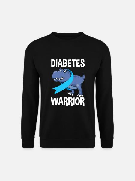 T1D Diabetes Typ 1 Diabetiker Geschenk - Unisex Pullover - Schwarz