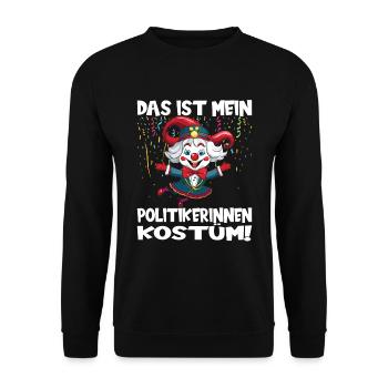 Carnival Costume Carnival Carnival - Unisex Sweatshirt - black - Front - Alina (178cm) & Michal (187cm)