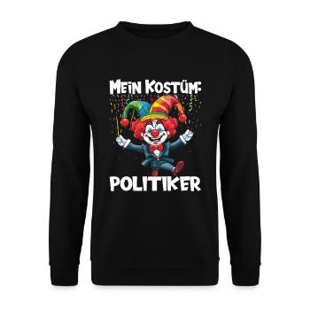 Carnival Costume Carnival Carnival - Unisex Sweatshirt - black - Front - Alina (178cm) & Michal (187cm)