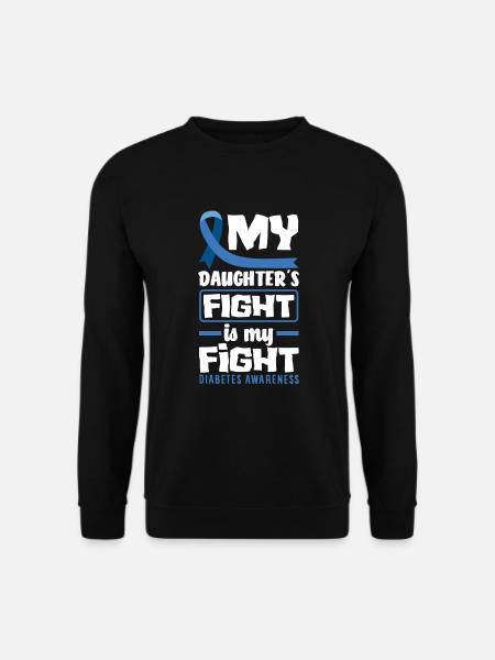 T1D Diabetes Type 1 Diabetic Gift - Unisex Sweatshirt - black