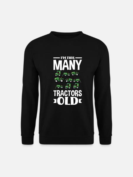 9. Geburtstag Traktor 9 Jahre Geburtstagsshirt - Unisex Pullover - Schwarz