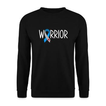T1D Diabetes Typ 1 Diabetiker Geschenk - Unisex Pullover - Schwarz - Vorne - Alina (178cm) & Michal (187cm)