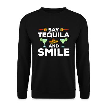 Cinco de Mayo - Sweat-shirt Unisexe - noir - Devant - Alina (178cm) & Michal (187cm)