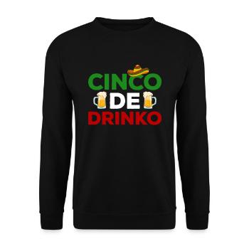 Cinco de Mayo - Sweat-shirt Unisexe - noir - Devant - Alina (178cm) & Michal (187cm)