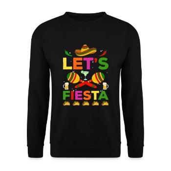 Cinco de Mayo - Sweat-shirt Unisexe - noir - Devant - Alina (178cm) & Michal (187cm)