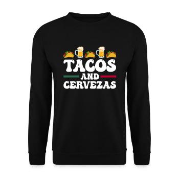 Cinco de Mayo - Sweat-shirt Unisexe - noir - Devant - Alina (178cm) & Michal (187cm)