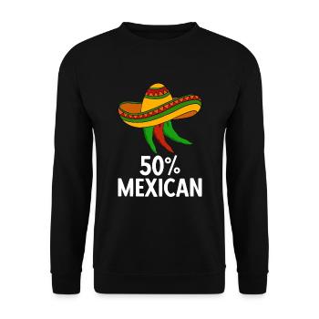 Cinco de Mayo - Sweat-shirt Unisexe - noir - Devant - Alina (178cm) & Michal (187cm)