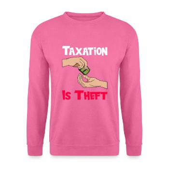 Le bureau des impôts des contribuables paie des impôts - Sweat-shirt Unisexe - rose - Devant