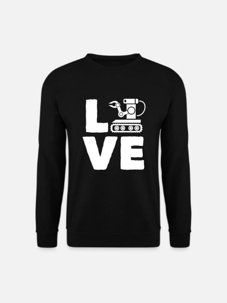 Programmeur de robots robotiques - Sweat-shirt Unisexe - noir