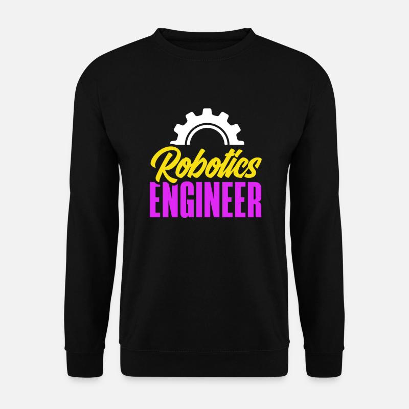 Programmeur de robots robotiques - Sweat-shirt Unisexe - noir