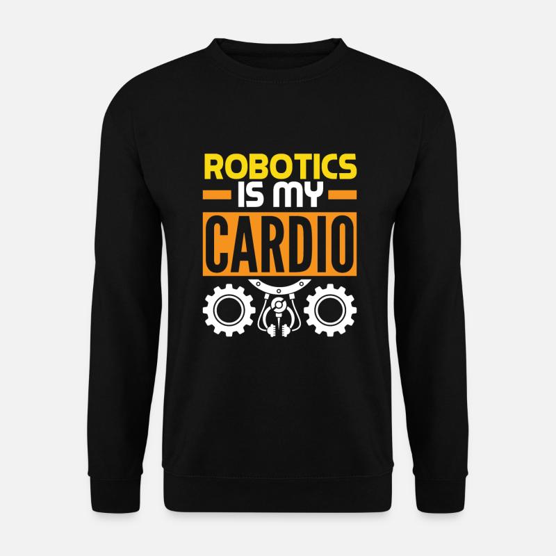 Programmeur de robots robotiques - Sweat-shirt Unisexe - noir