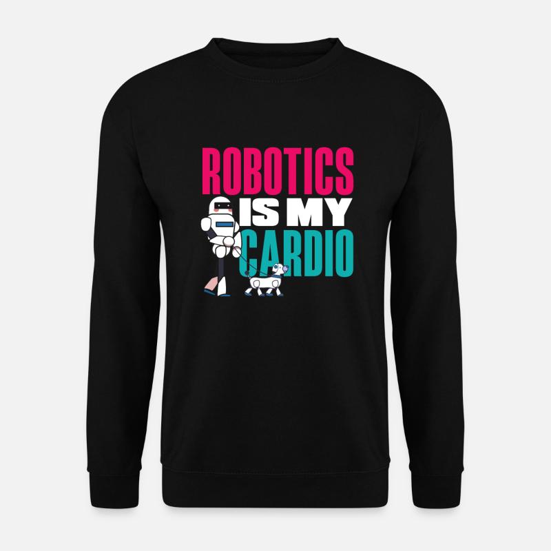 Programmeur de robots robotiques - Sweat-shirt Unisexe - noir