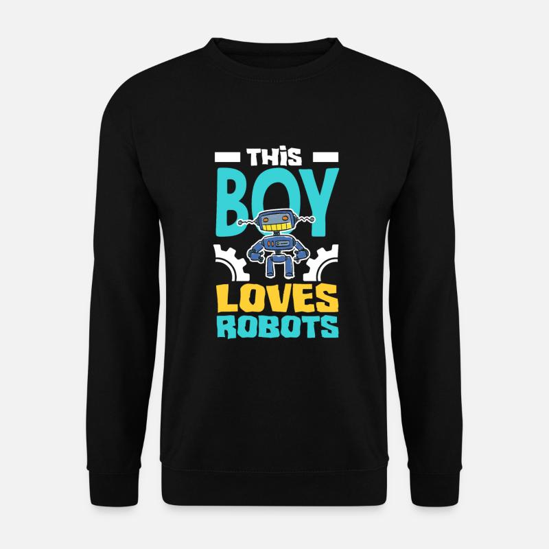 Programmeur de robots robotiques - Sweat-shirt Unisexe - noir