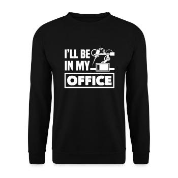 Programmeur de robots robotiques - Sweat-shirt Unisexe - noir - Devant - Alina (178cm) & Michal (187cm)