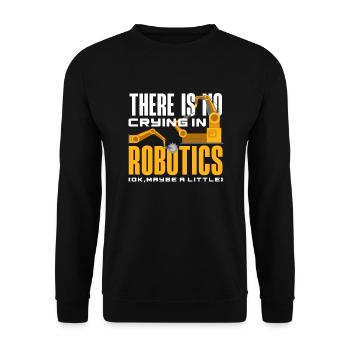 Programmeur de robots robotiques - Sweat-shirt Unisexe - noir - Devant - Alina (178cm) & Michal (187cm)