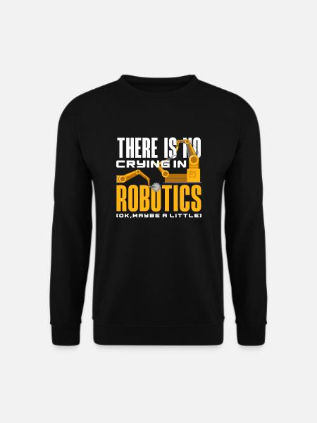 Programmeur de robots robotiques - Sweat-shirt Unisexe - noir
