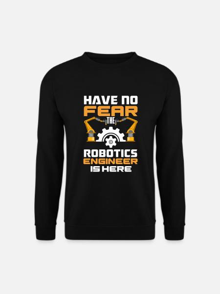 Programmeur de robots robotiques - Sweat-shirt Unisexe - noir