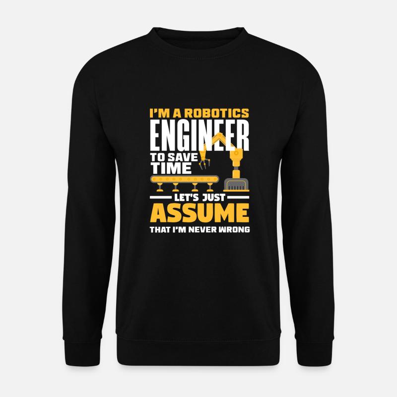Robotics Robot Programmer - Unisex Sweatshirt - black