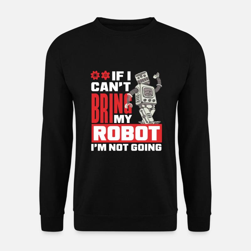 Programmeur de robots robotiques - Sweat-shirt Unisexe - noir