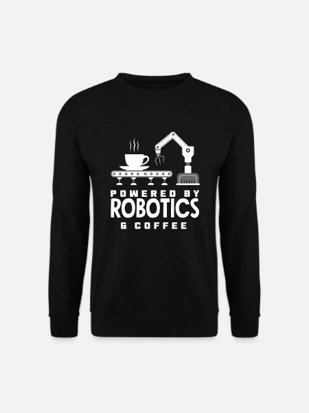Programmeur de robots robotiques - Sweat-shirt Unisexe - noir