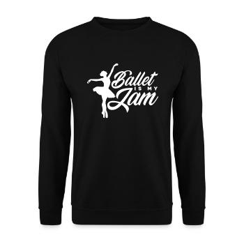 Süßes Ballerina Ballettänzerin Geschenk - Unisex Pullover - Schwarz - Vorne - Alina (178cm) & Michal (187cm)