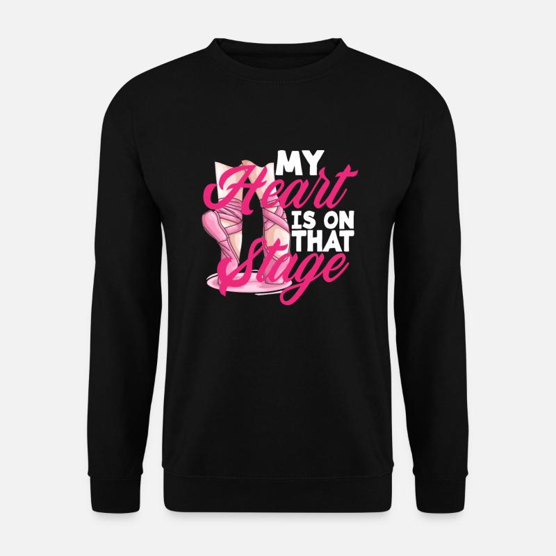 Cute Ballerina Ballet Dancer Gift - Unisex Sweatshirt - black