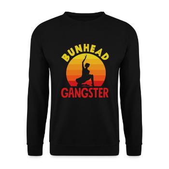 Süßes Ballerina Ballettänzerin Geschenk - Unisex Pullover - Schwarz - Vorne - Alina (178cm) & Michal (187cm)