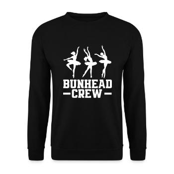 Süßes Ballerina Ballettänzerin Geschenk - Unisex Pullover - Schwarz - Vorne - Alina (178cm) & Michal (187cm)